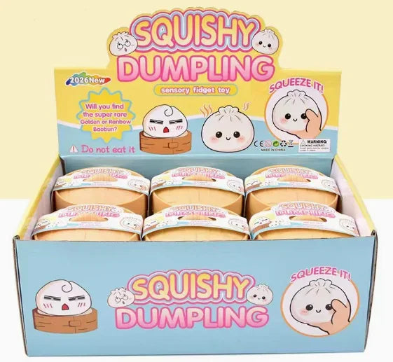 Simulation Flash Dumpling Pressure Ball Slow Rebound Soft Pinch Decompression Office Home Decorat Children Adults Birthday Gifts