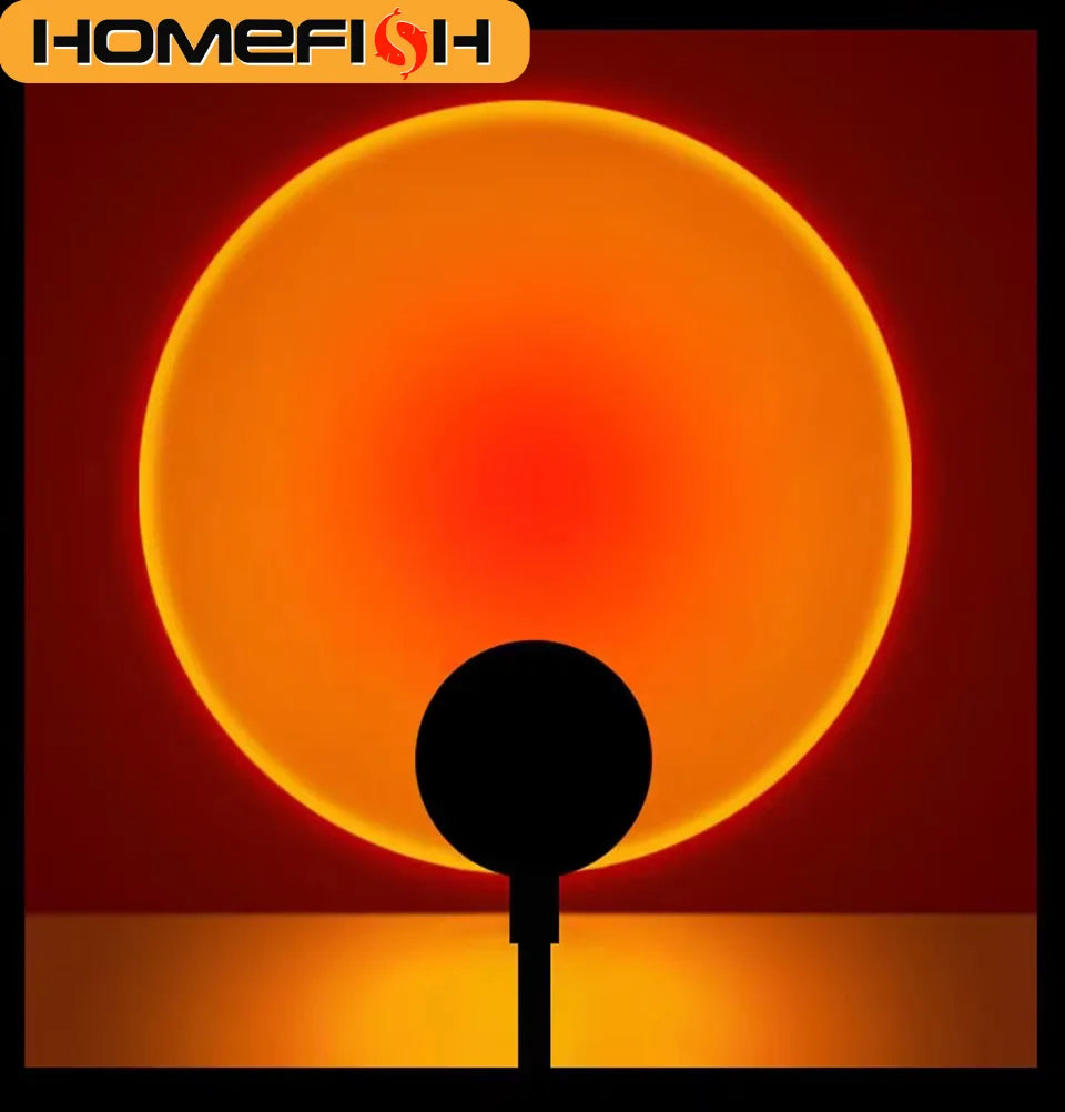 HOMEFISH LED Sunset Projection Lamp