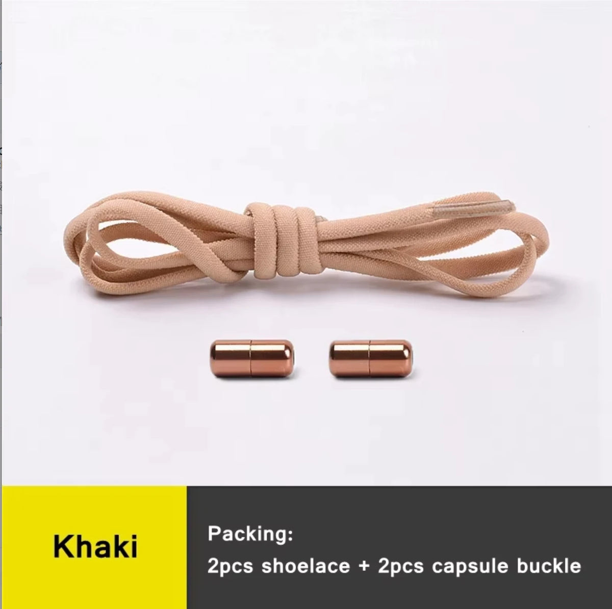 Elastic No Tie Shoelaces Semicircle