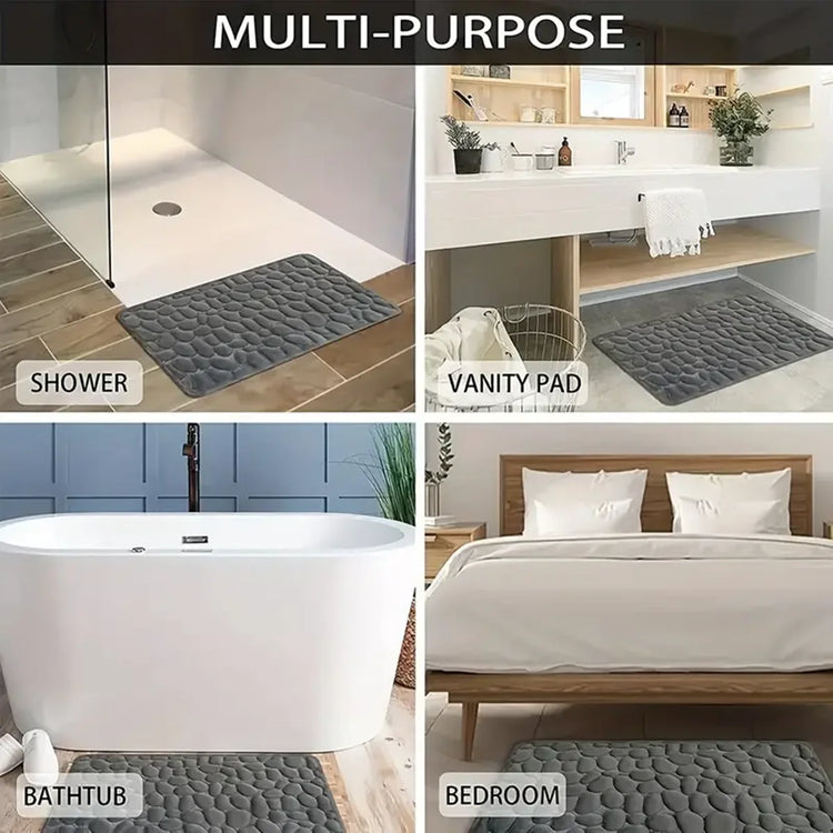 3D Non Slip Bathroom Mat Bath Mats