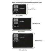 3D Non Slip Bathroom Mat Bath Mats