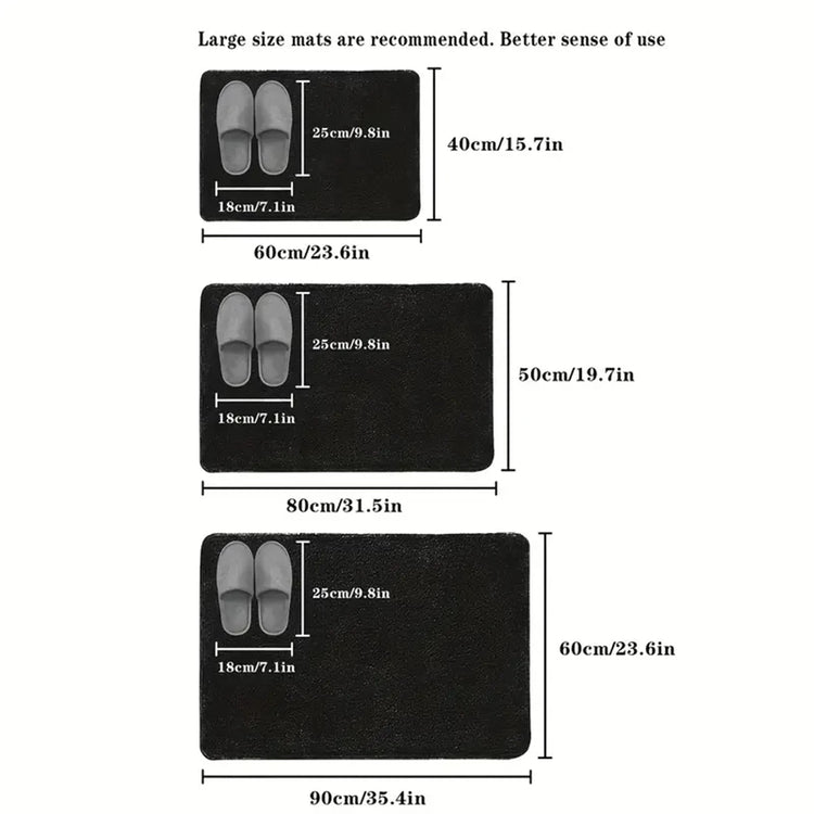 3D Non Slip Bathroom Mat Bath Mats