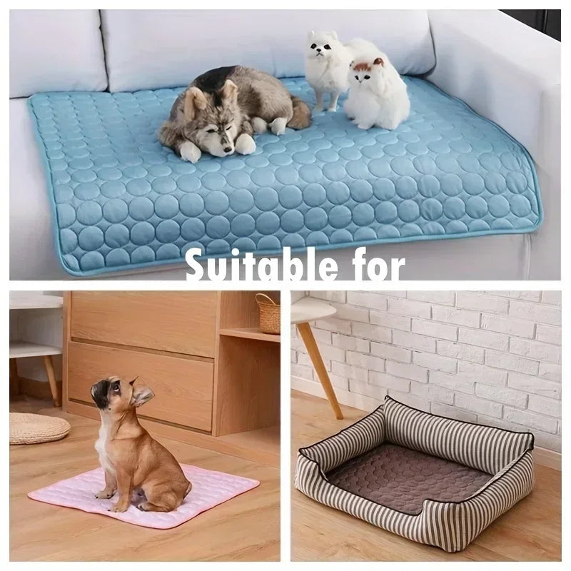 Summer Pet Ice Pad Cool Sleeping Mat Breathable