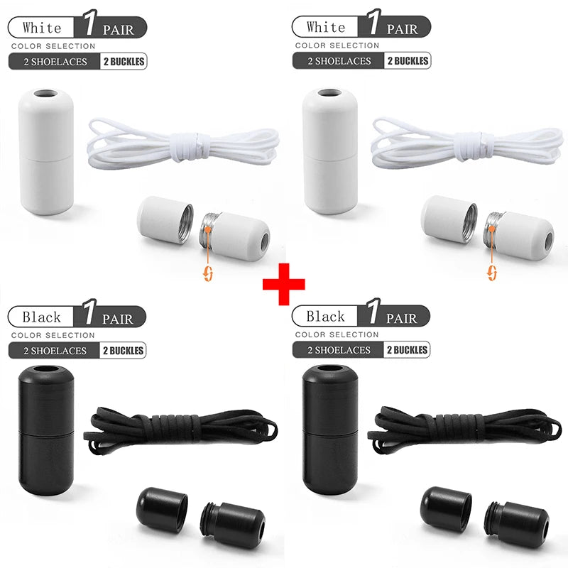 Elastic No Tie Shoelaces Semicircle