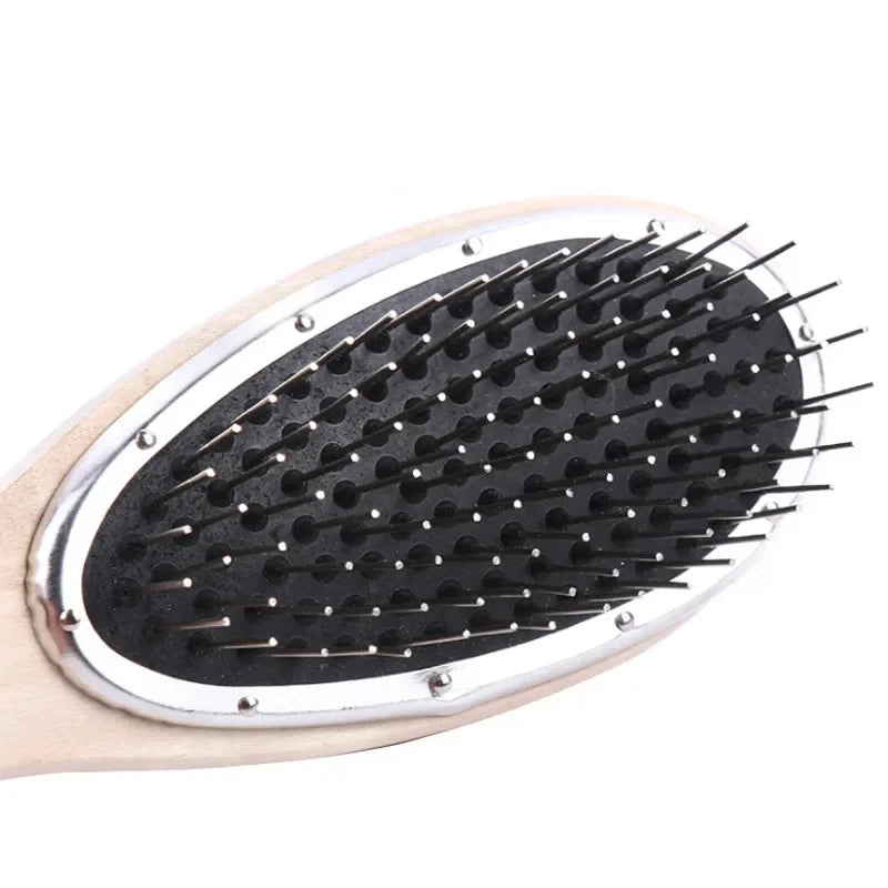 Professional Detangling Steel Comb - Anti-Static Wig Brush for Hair Extensions Styling Training Tool