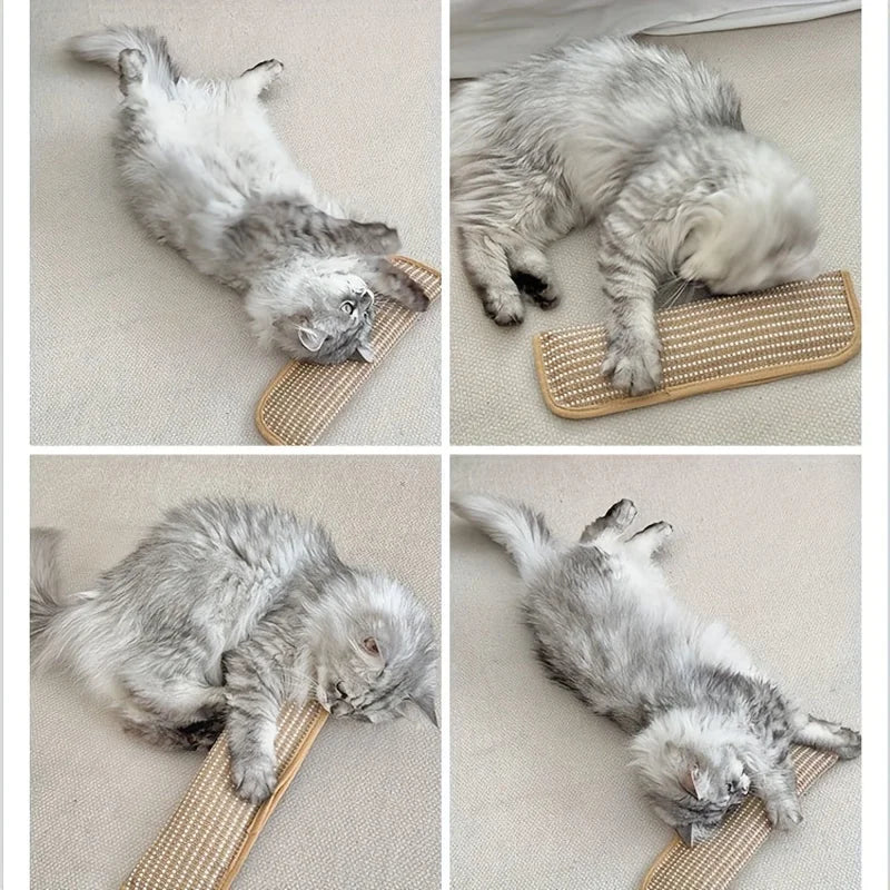 Durable Cat Toy Pillow and Scratching Pad - Chew-Resistant, Teething Bed Cover Style Cat Bed, Soft and Mosquito-Repelling