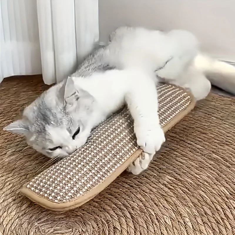Durable Cat Toy Pillow and Scratching Pad - Chew-Resistant, Teething Bed Cover Style Cat Bed, Soft and Mosquito-Repelling