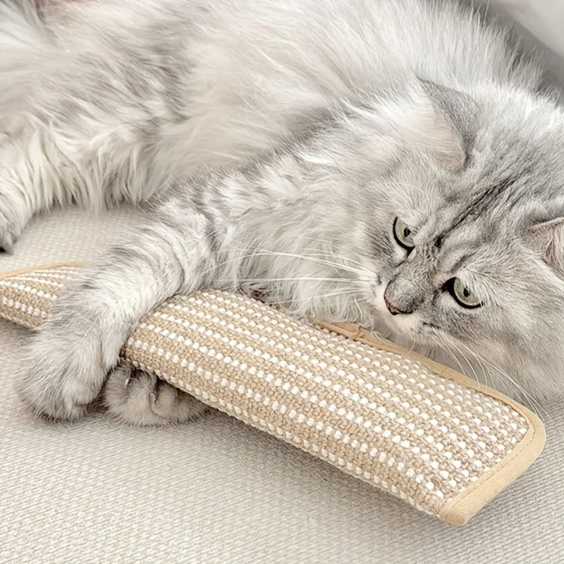 Durable Cat Toy Pillow and Scratching Pad - Chew-Resistant, Teething Bed Cover Style Cat Bed, Soft and Mosquito-Repelling