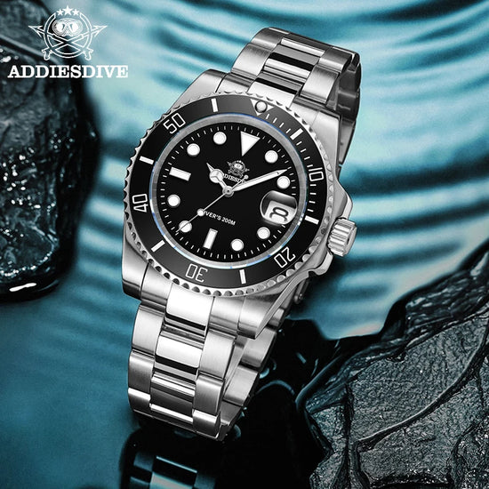 ADDIESDIVE Stainless Steel Watch Men&