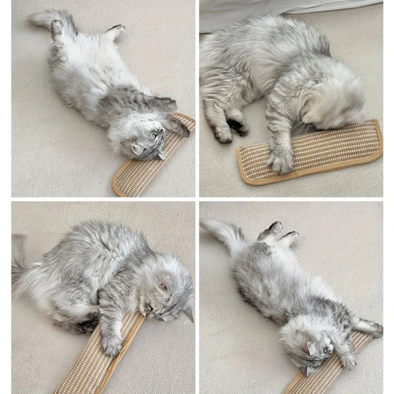 Durable Cat Toy Pillow and Scratching Pad - Chew-Resistant, Teething Bed Cover Style Cat Bed, Soft and Mosquito-Repelling