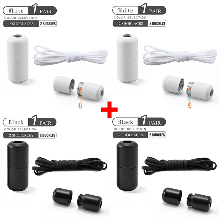 Elastic No Tie Shoelaces Semicircle