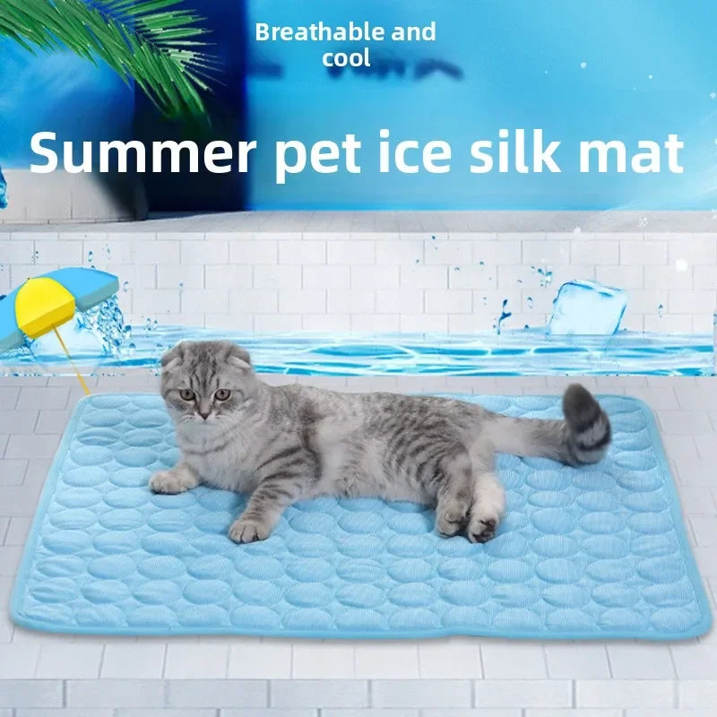 Summer Pet Ice Pad Cool Sleeping Mat Breathable