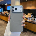 For Magsafe Magnetic Wireless Charging Solid Color Silicone Phone Case For iPhone 17 Pro Max/17/17 Pro Air Bumper Back Cover